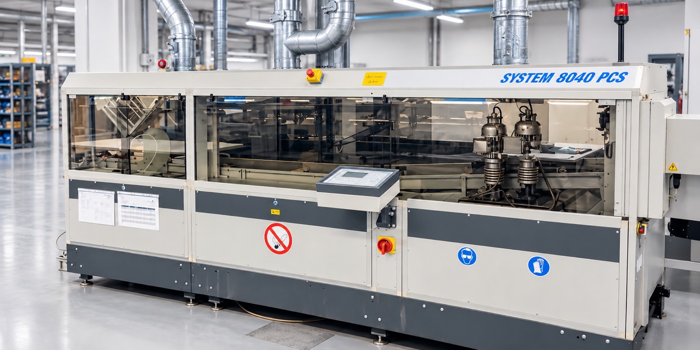Saldatrice a onda SEHO SYSTEM 8040 PCS per assemblaggio THT